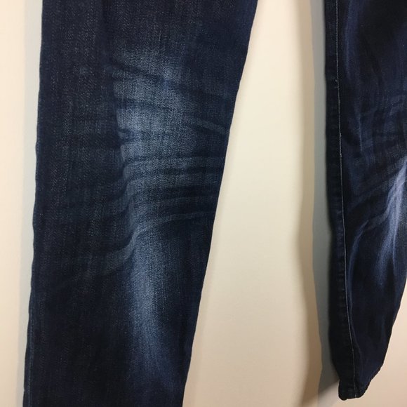 MNG Collection Dark Wash Distressed Skinny Jeans - Picture 5 of 8